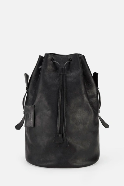 Shop Ami Alexandre Mattiussi Military Bag In Black