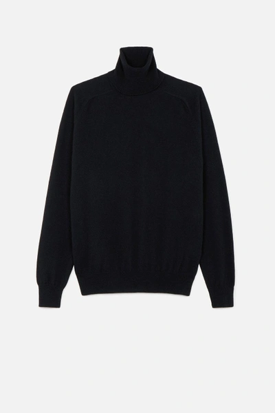 Shop Ami Alexandre Mattiussi Turtleneck Sweater In Black