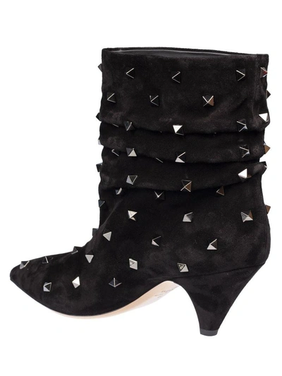 Shop Valentino Studded Ankle Boots