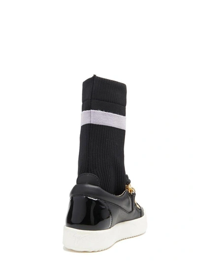 Shop Giuseppe Zanotti Socks Shoes In Black