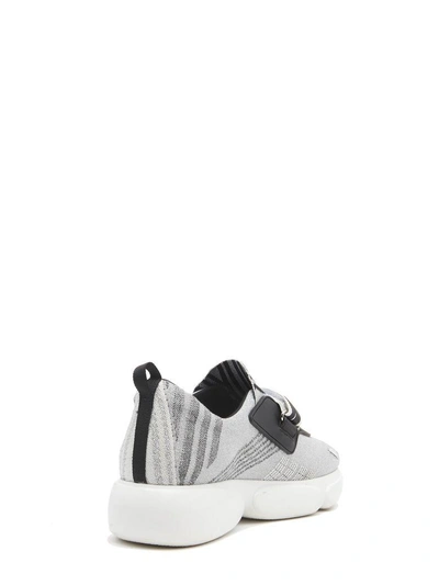 Shop Prada 'cloudbust' Shoes In Silver