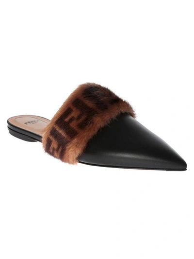 Shop Fendi Sabot Mules