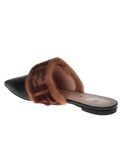 Shop Fendi Sabot Mules