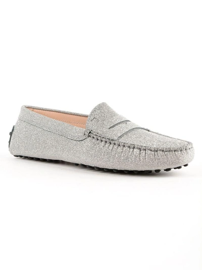 Shop Tod's Gommino Loafers In Bargento