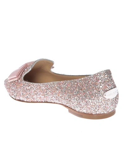 Shop Jimmy Choo Gala Glittery Slippers