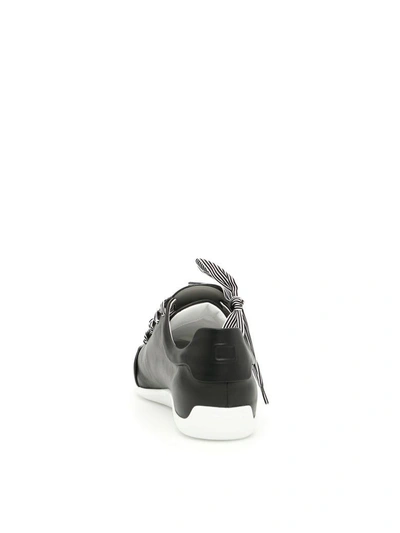Shop Roger Vivier Sporty Viv Etiquette Sneakers In Nero (black)