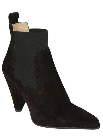 Shop Sergio Rossi Slip-on Ankle Boots In Black