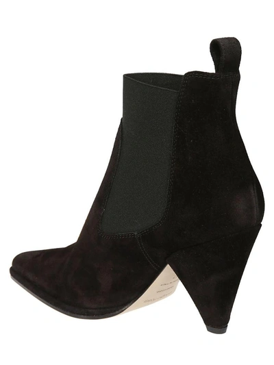 Shop Sergio Rossi Slip-on Ankle Boots In Black
