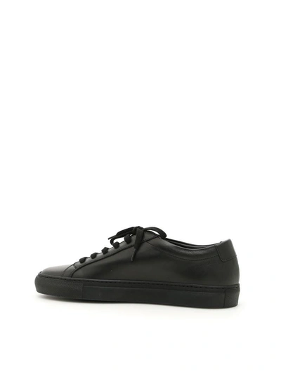 Shop Common Projects Original Achilles Low Sneakers In Blacknero