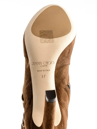 Shop Jimmy Choo Marie Over-the-knee Boots In Cedar/cedar