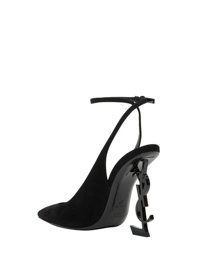 Shop Saint Laurent Opyum Pumps In Nero