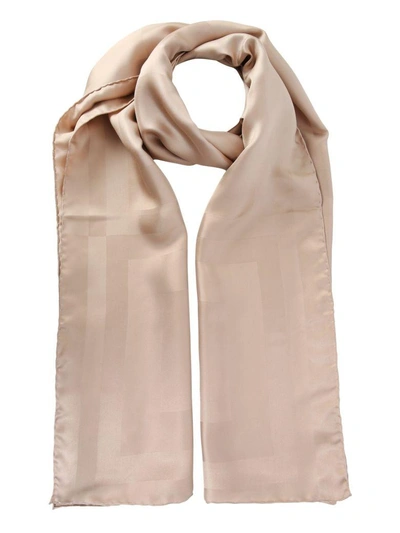 Shop Givenchy 4g Scarf In Beige