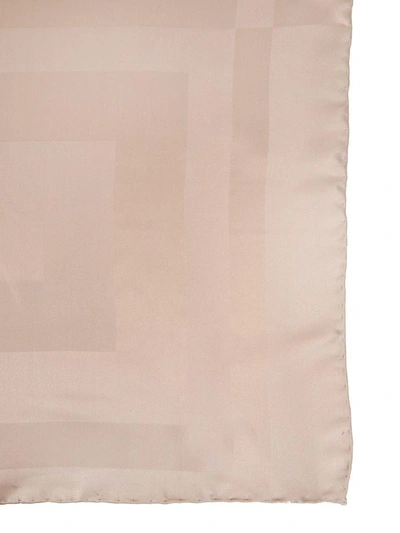 Shop Givenchy 4g Scarf In Beige