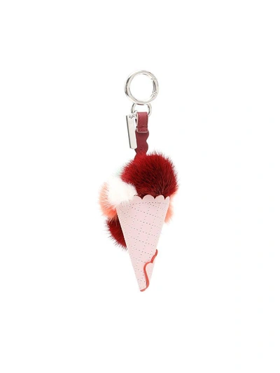 Shop Fendi Ice Cream Charm In Peon+b. Cherry+mlc