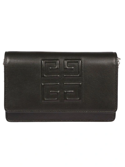 Shop Givenchy Chain Wallet In Black