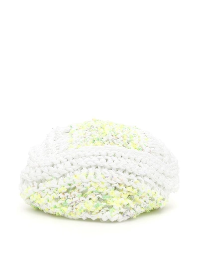 Shop Flapper Vega Turban In White Yellow (white)