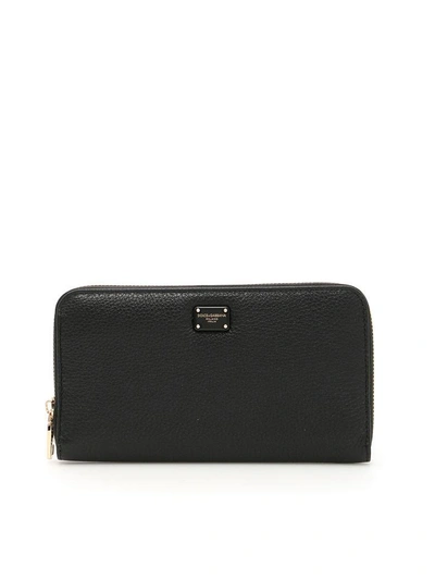 Shop Dolce & Gabbana Zip-around Wallet In Nero (black)