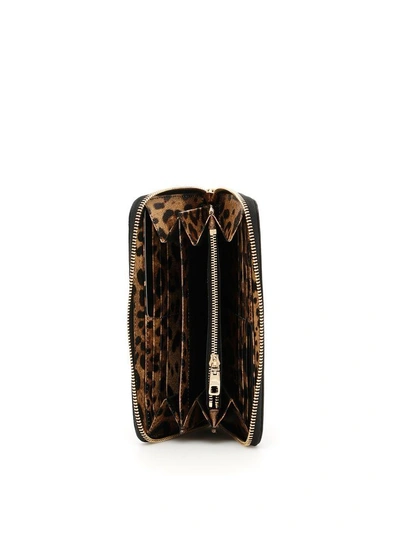 Shop Dolce & Gabbana Zip-around Wallet In Nero (black)