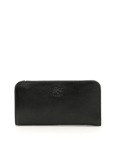 Shop Il Bisonte Zip-around Wallet In Black (black)
