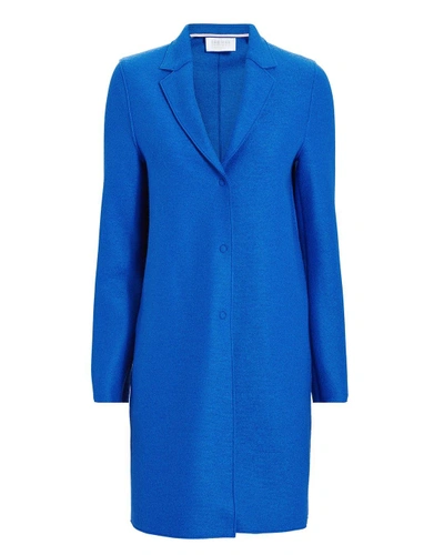 Shop Harris Wharf Electric Blue Cocoon Coat