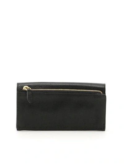 Shop Il Bisonte Smooth Leather Wallet In Nero (black)