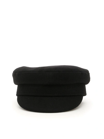 Shop Ruslan Baginskiy Baker Boy Hat In Black|nero