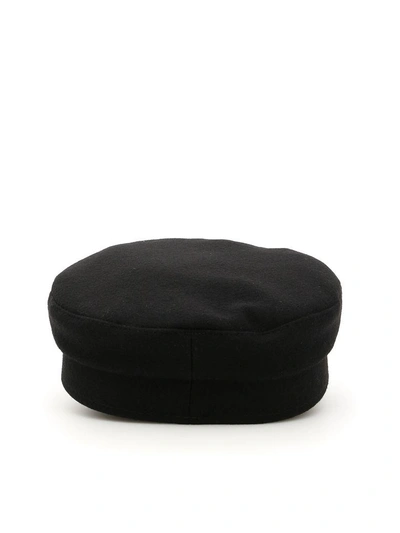 Shop Ruslan Baginskiy Baker Boy Hat In Black|nero