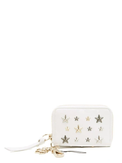 Shop Jimmy Choo 'cadet' Wallet In White