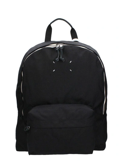Maison Margiela Blakc Fabric Backpack In Black | ModeSens