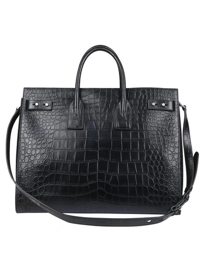 Shop Saint Laurent Sac De Jour Handbag In Nero