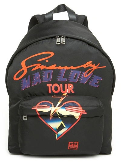 Shop Givenchy 'love Tour' Backpack In Black