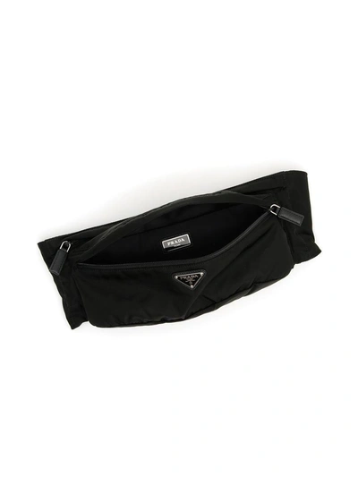 Shop Prada Nylon Fanny Pack In Neronero