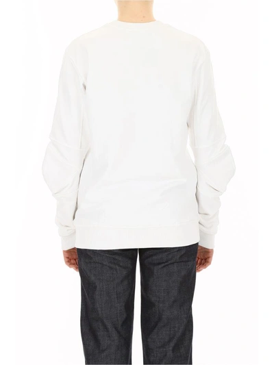 Shop Comme Des Garçons Shirt Unisex Cotton Sweatshirt In White|bianco
