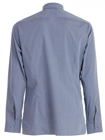 Shop Lanvin Classic Shirt In Dark Grey