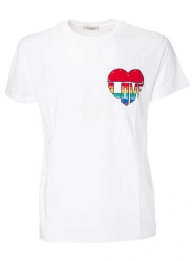 Shop Valentino Studded T-shirt
