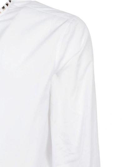 Shop Valentino Shirt In Bianco Ottico