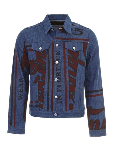 Shop Jw Anderson Denim Jacket In Denim|blu