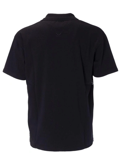 Shop Kenzo Front Logo Polo Shirt In Noir