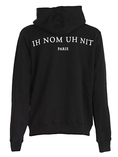 Shop Ih Nom Uh Nit Printed Graphic Hoodie In Black