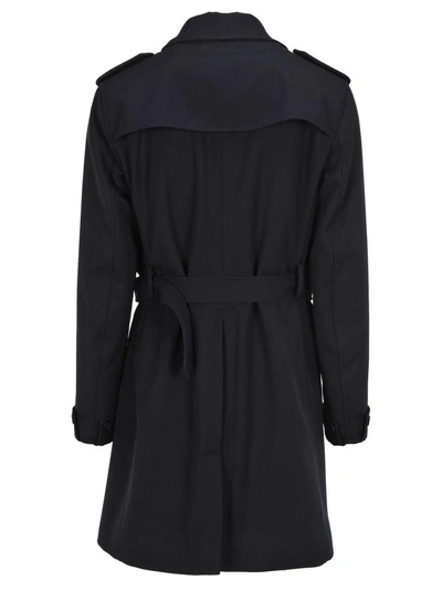 Shop Dolce & Gabbana - Double-breasted Coat In Navy