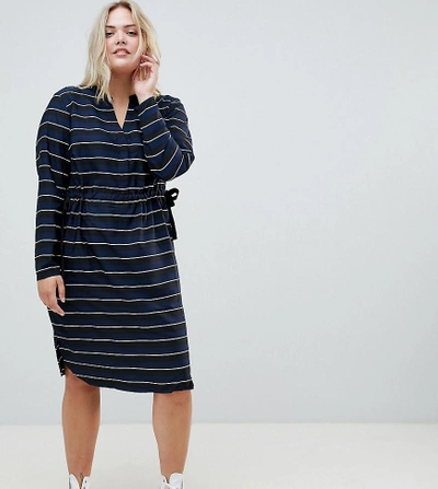 Shop Junarose Stripe Shirt Dress - Multi