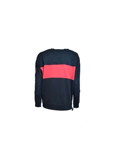 Shop Givenchy Logo Sweater In Black Red