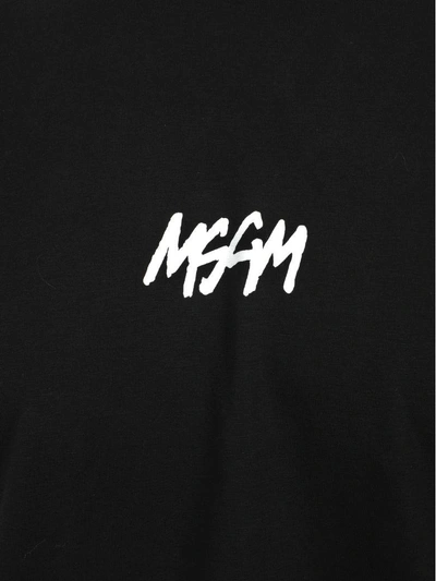 Shop Msgm Tshirt ml In Black