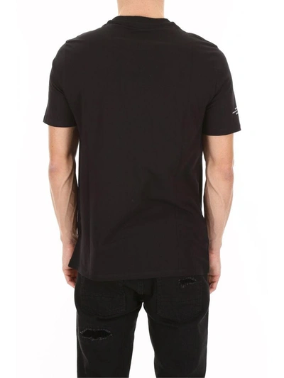 Shop Neil Barrett Jersey T-shirt In Black+print|nero
