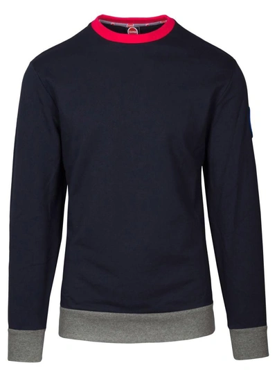 Shop Colmar Crew-neck Sweatshirt In Blu