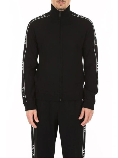 Shop Valentino Tracksuit Jacket With Logo In Basic