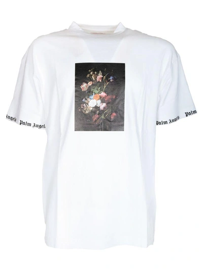 Shop Palm Angels Flowerpot Print T-shirt