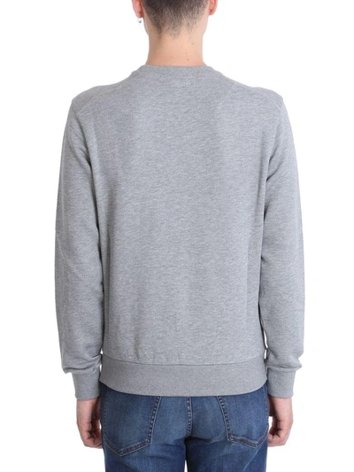 Shop Z Zegna Grey Cotton Sweatshirt