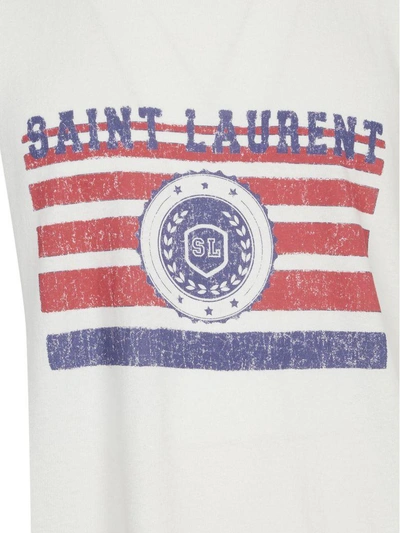 Shop Saint Laurent T-shirt In Caramel