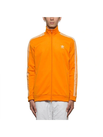 Shop Adidas Originals Beckenbauer Track Top In Orange